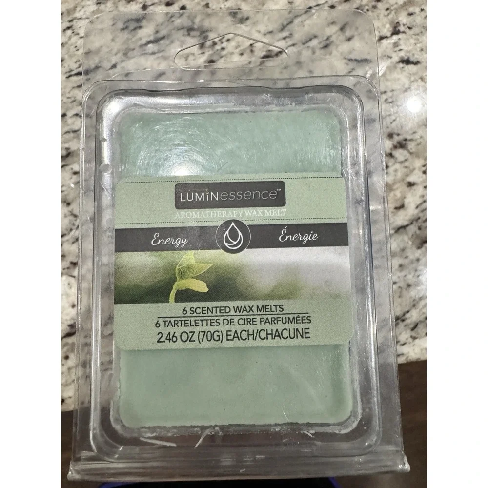 Luminessence Wax Melt Bundle Ceramic Warmer 4 Aromatherapy Scented Packs
